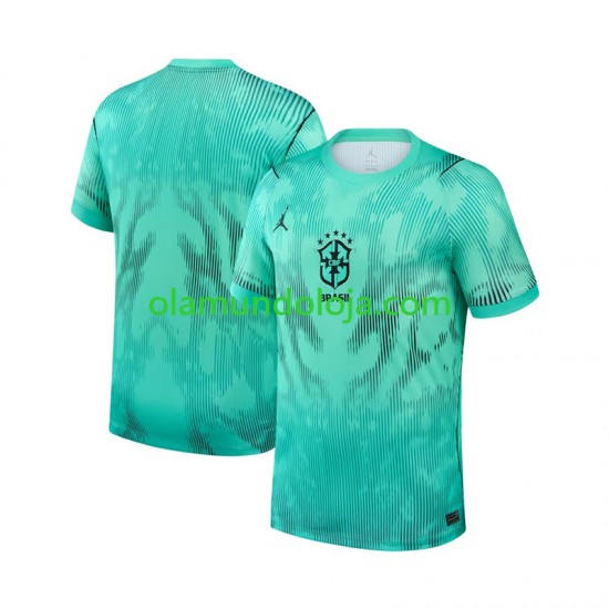 Camisola Brasil Guarda-redes Homem Equipamento Terceiro Copa do Mundo 2026 Manga Curta